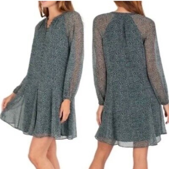 Joie Dresses & Skirts - Joie Artic Animal Print Balloon Long Sleeve Dress